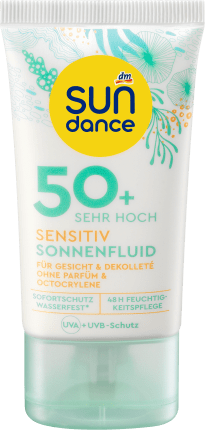 SUNDANCE Sun fluid face sensitive SPF 50+, 50ml, 50ml