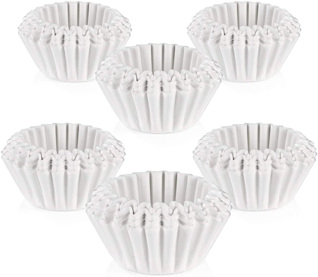 BEEM Original Universal Basket Filter Bags 600 Pieces - 10 Cups | Tasteless, 80/200 mm Paper Filter for Coffee Machines with Basket Filter [White]