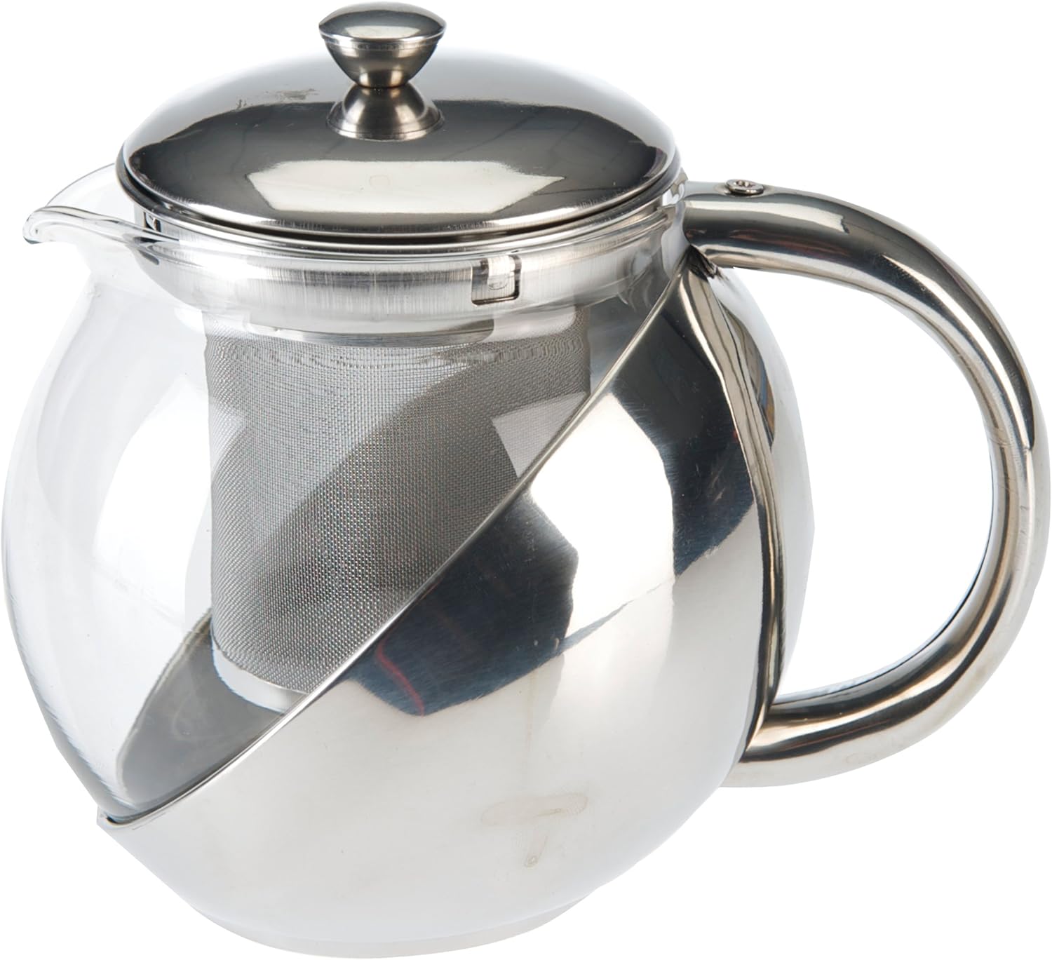 Axentia 223514 Teapot with Stainless Steel Strainer 1.2 Litres