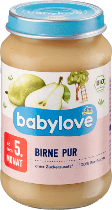 babylove Pure pear fruits from the 5th month, 190 g