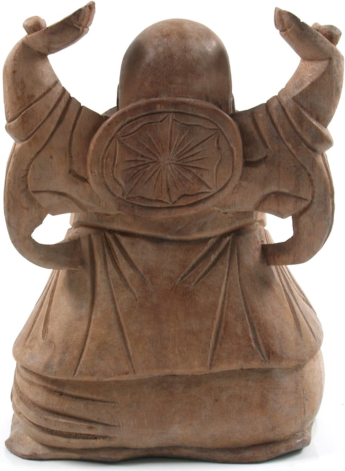 Guru-Shop GURU SHOP Lucky Buddha Statue 20 cm Light Model 1 Brown Buddha