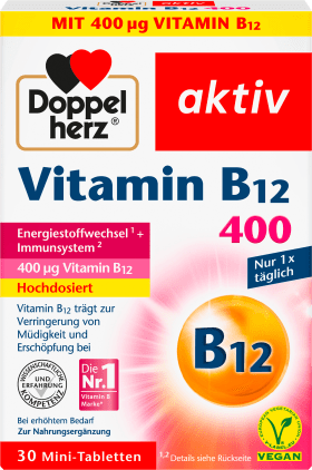 Doppelherz Vitamin B12 tablets 400 (30 pcs), 12.1 g