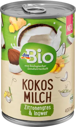 dmBio Coconut milk lemongrass, 400 ml