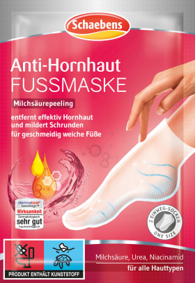 Schaebens Foot mask socks anti -cornea (1 pair), 2 hours