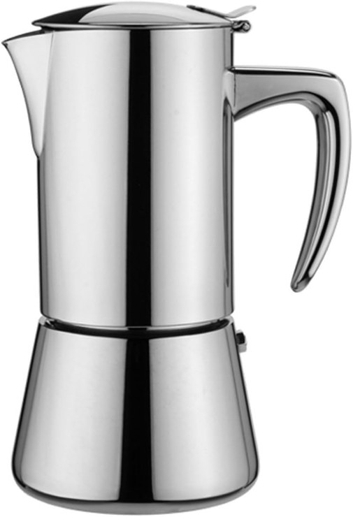 Kaufgut S.P.A. KAUFGUT 121903 Miss Diamond espresso maker stainless steel 6 cups, multi-colored