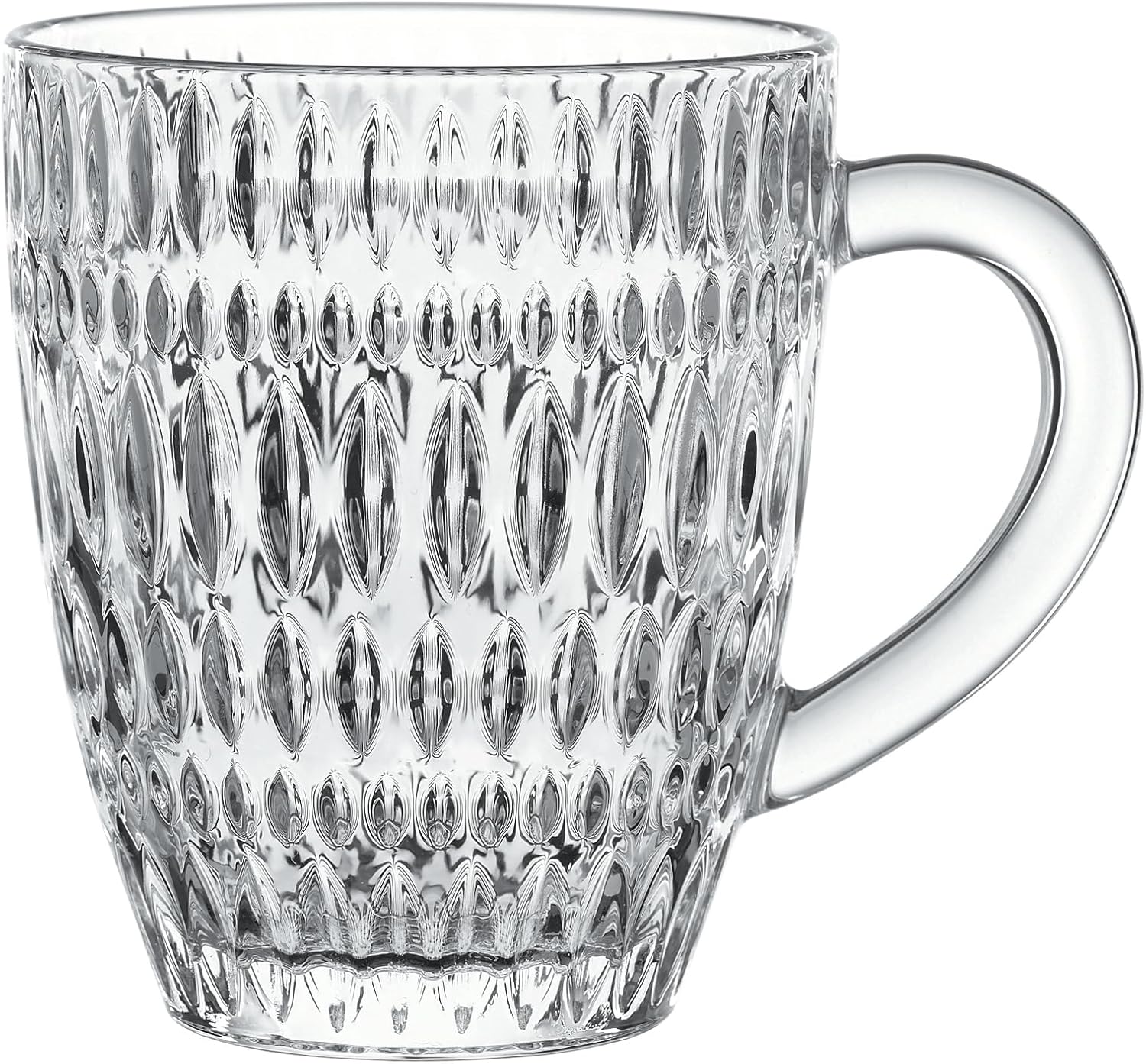 Nachtmann 104908 Set of 2 Crystal Glass Coffee Mugs 392 ml Ethnic Barista