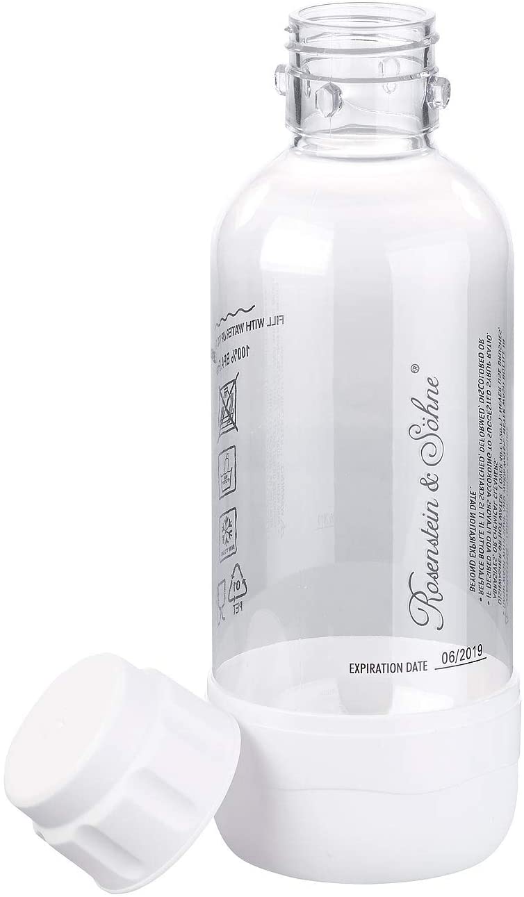 Rosenstein & Söhne Accessories for Soda Carbonator: PET Bottle for Drinks Sparkling WS-300.multi, 0.5 Litres, BPA-Free (Drink-Water Submerator)