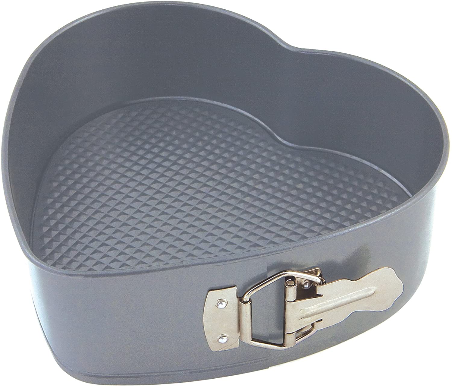 Swift Faringdon Collection Bakers Pride Non-Stick Heart Shape Springform Pan Carbon Steel 22 cm x 21 cm x 6.5 cm