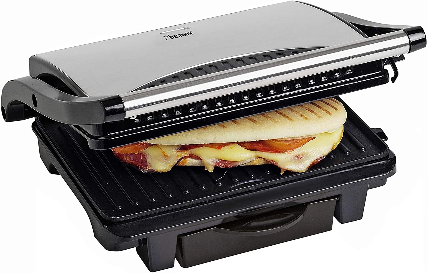 Bestron ASW113S barbecue - barbecues & grills (Black, Silver, Square)