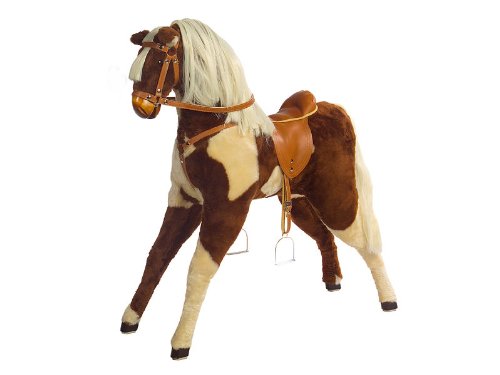 Kidsmax Lizzy Large Kids Max Horse Horse Plush Horse With Saddle And Bridle