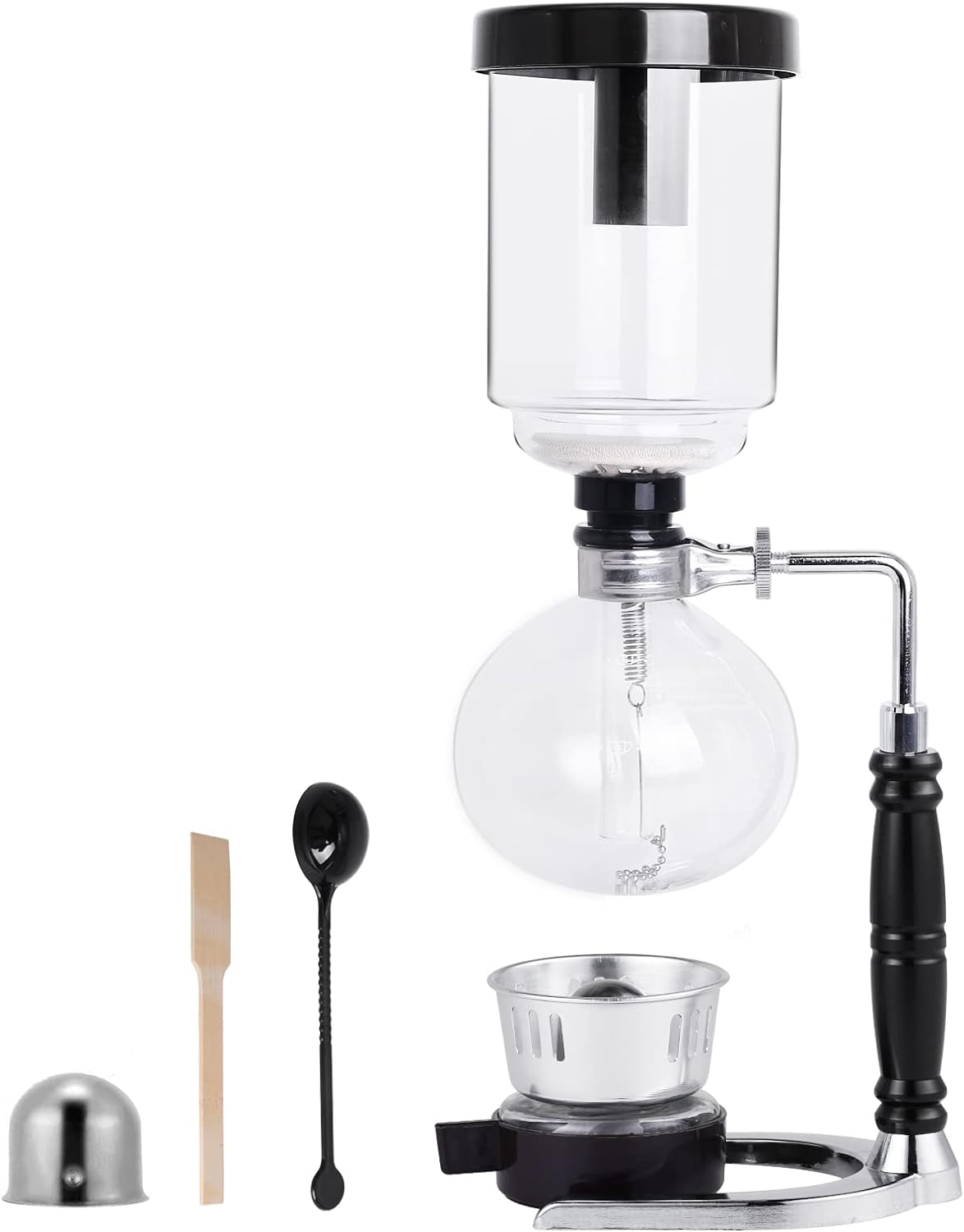 YUCHENGTECH Syphon Coffee Machine, Glass, 5 Cups (600 ml)