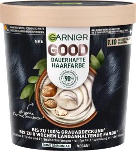 Garnier GOOD Hair color 1.10 midnight black, 1 pc