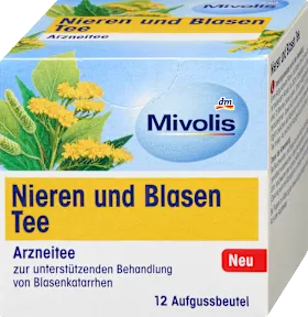 Mivolis Medicinal tea, kidney & bladder tea (12 bags), 18 g