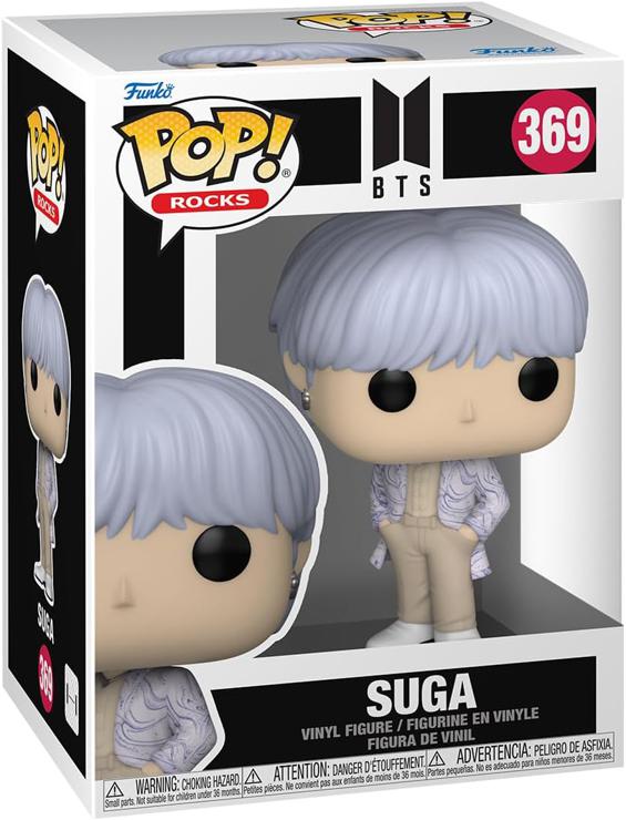Funko Pop! Rocks: BTS - Suga - Vinyl Collectible Figure - Gift Idea - Official Merchandise - Toys For Children and Adults - Music Fans - Model Figure For Collectors and Display