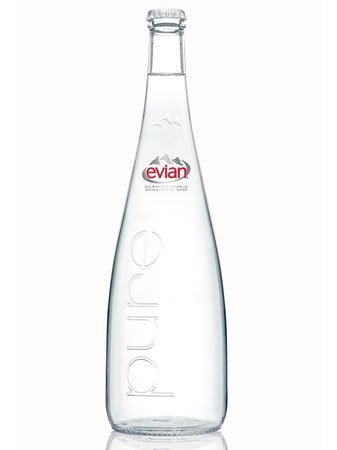 Evian (Evian) Evian (Evian) Flasche Mineralwasser 750ml Flasche X12