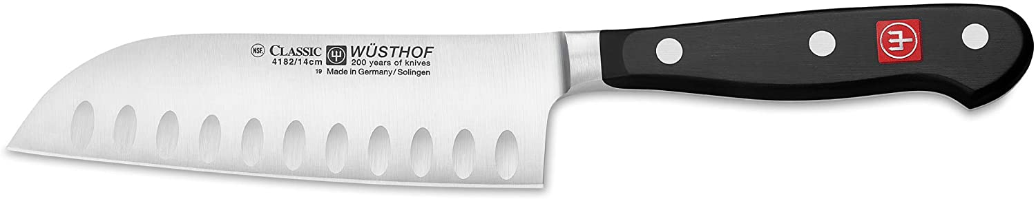 Wusthof 14 cm Santoku Knife, Black