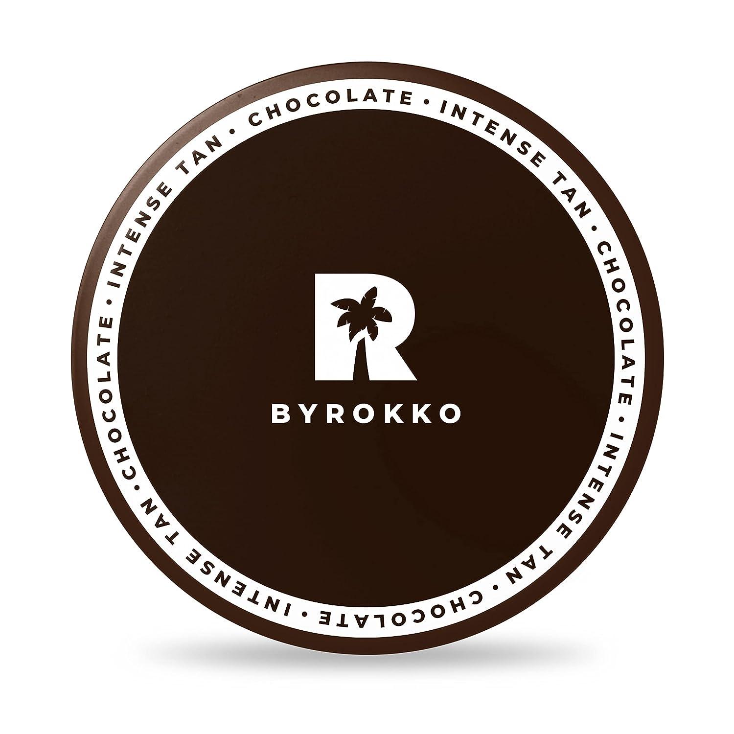 BYROKKO Shine Brown Chocolate Tanning Accelerator Cream (200 ml), Super XXL Tanning Cream for Quick Chocolate Tan, Effective in Sunbed & Outdoor Sun