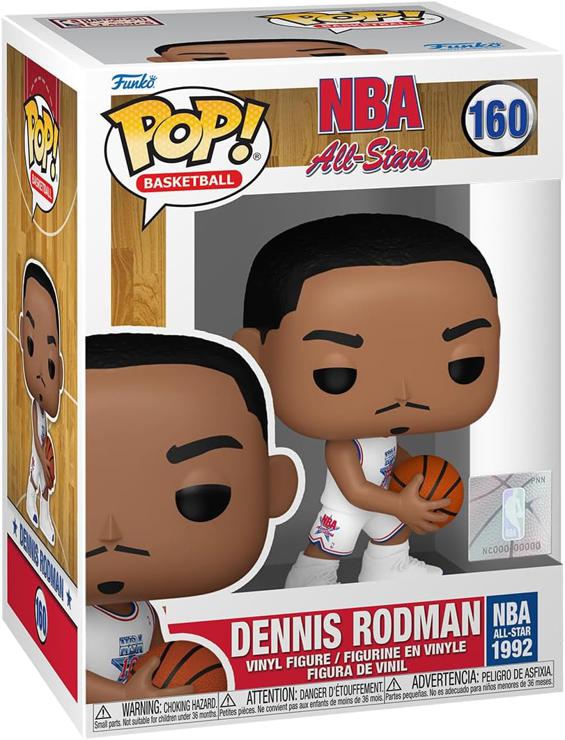 Funko POP! NBA: Legends - Dennis Rodman​​ Rodman - (1992) - NBA Legends - Vinyl Collectible Figure - Gift Idea - Official Merchandise - Toys for Children and Adults - Sports Fans