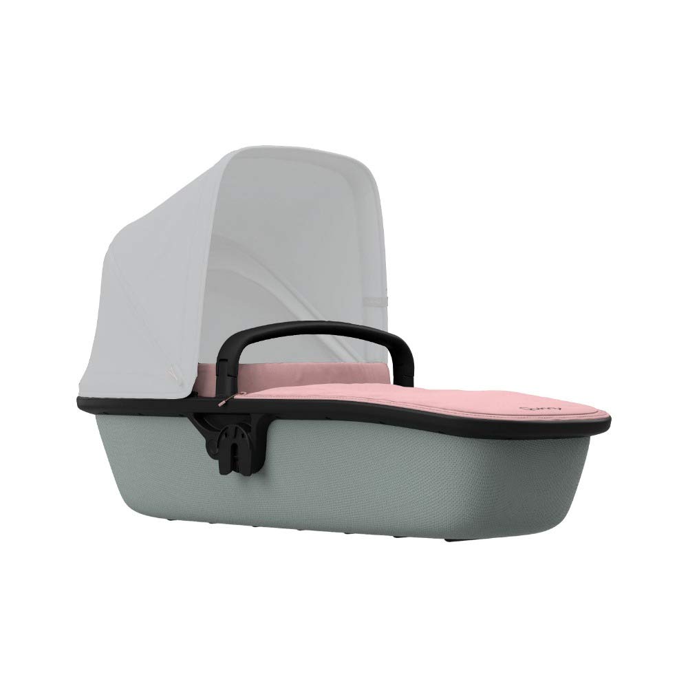 Quinny Lux carrycot, suitable for Buggy Zapp Flex and Zapp Flex Plus, ultra-light carrycot, sturdy and breathable, usable from birth to 6 months, blush on gray