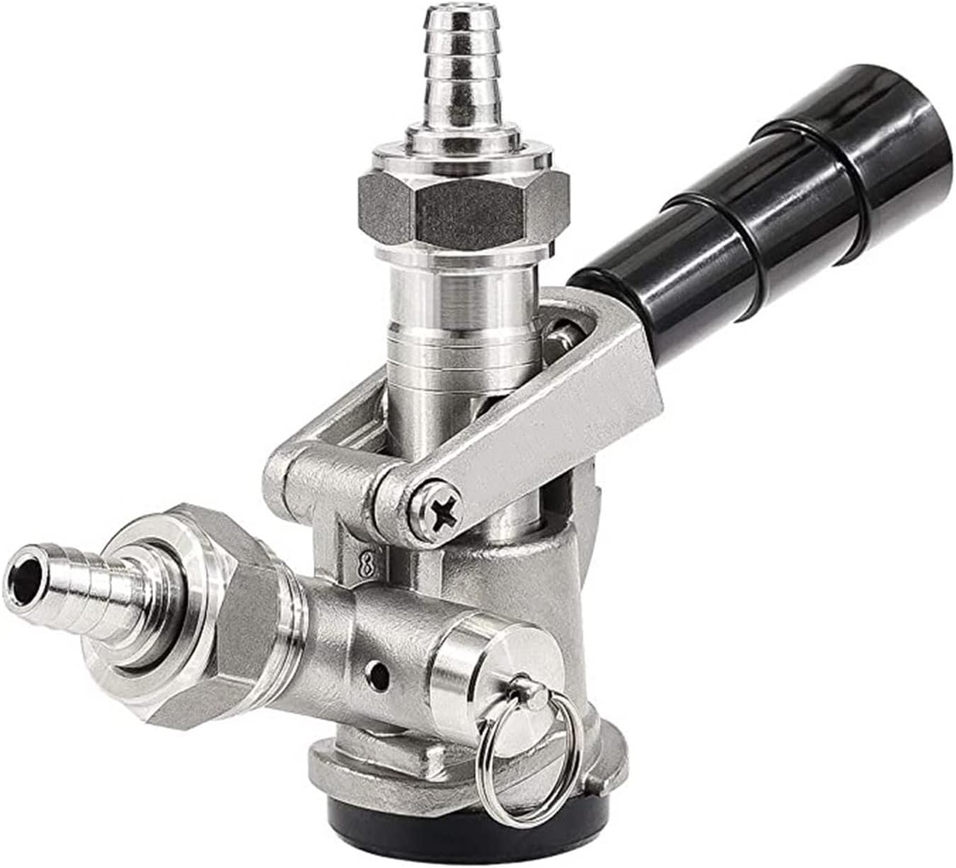 SRKATI Beer keg stainless steel \"S\" system keg coupling keg \"S\" type couplings with lever handle home brewing system (Type C)