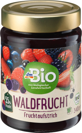 dmBio Fruit spread Forest fruit 55%, 340 g