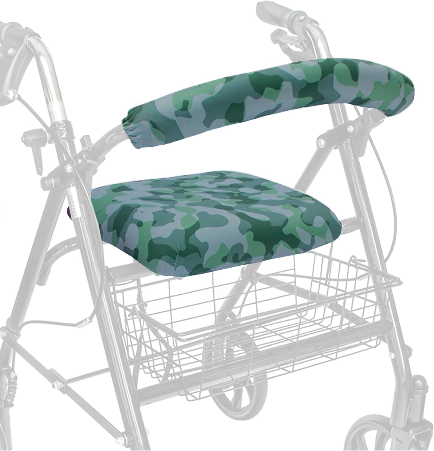 Top Glides Universal Rollator Seat and Backrest Cover