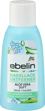 Nail polish remover containing acetone, 125 ml