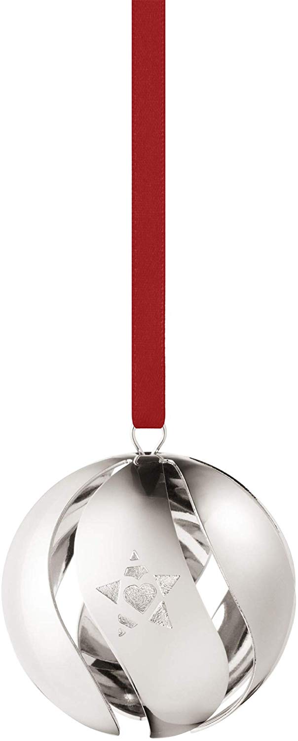 Georg Jensen 2019 Christmas Bauble - Palladium Plated
