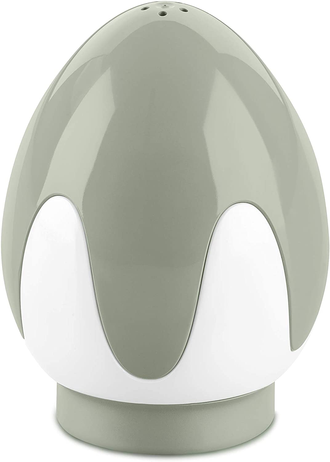 Koziol Salt and Pepper Shakers, Cotton White/Eucalyptus Green