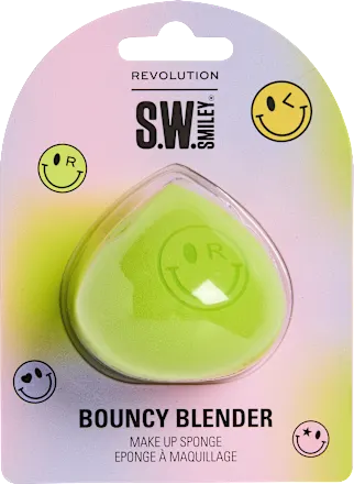 Revolution Make-Up Sponge Bouncy Blender, Smiley World, 1 pc