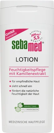 sebamed body lotion moisturizing care with chamomile extract, 200 ml