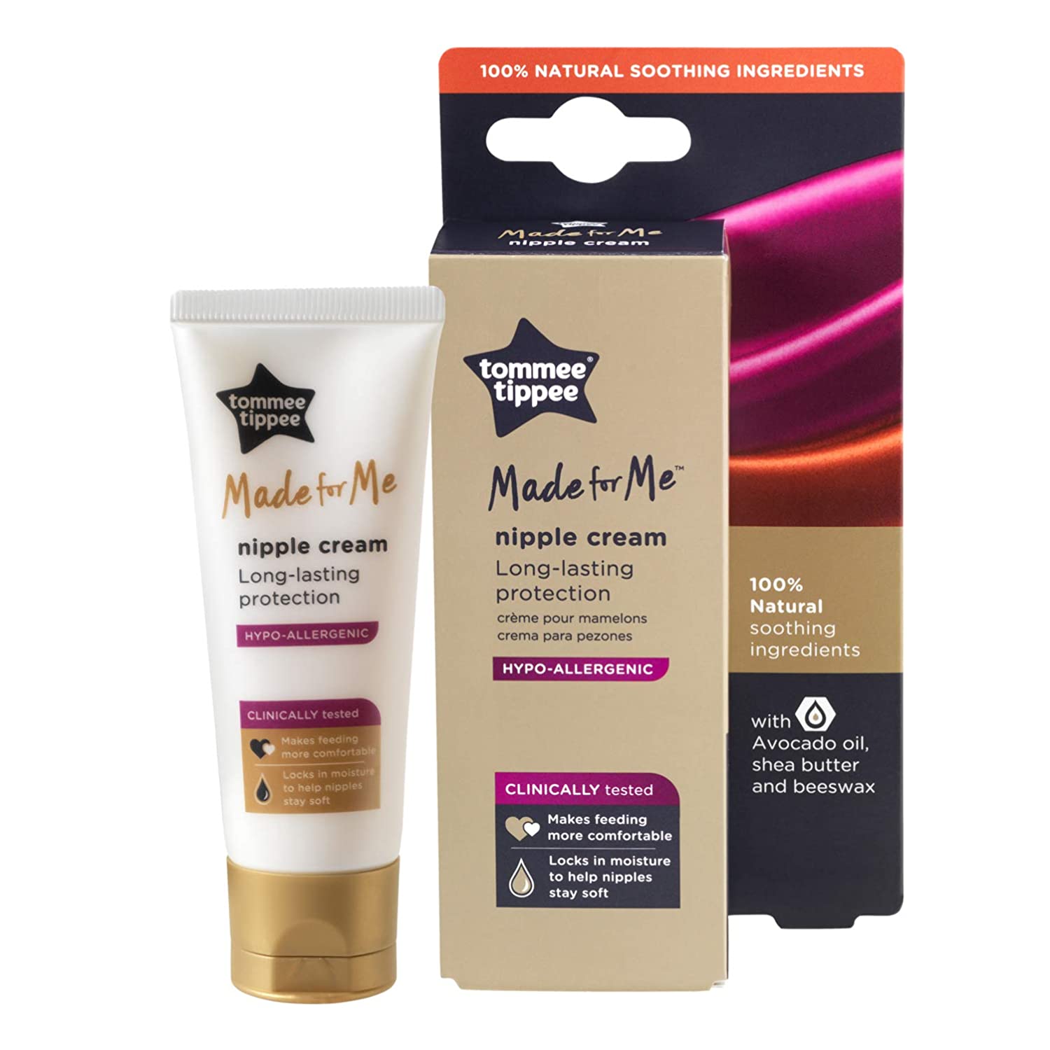 Tommee Tippee Made for Me Nipple Cream Hypoallergenic Natural Ingredients 40ml