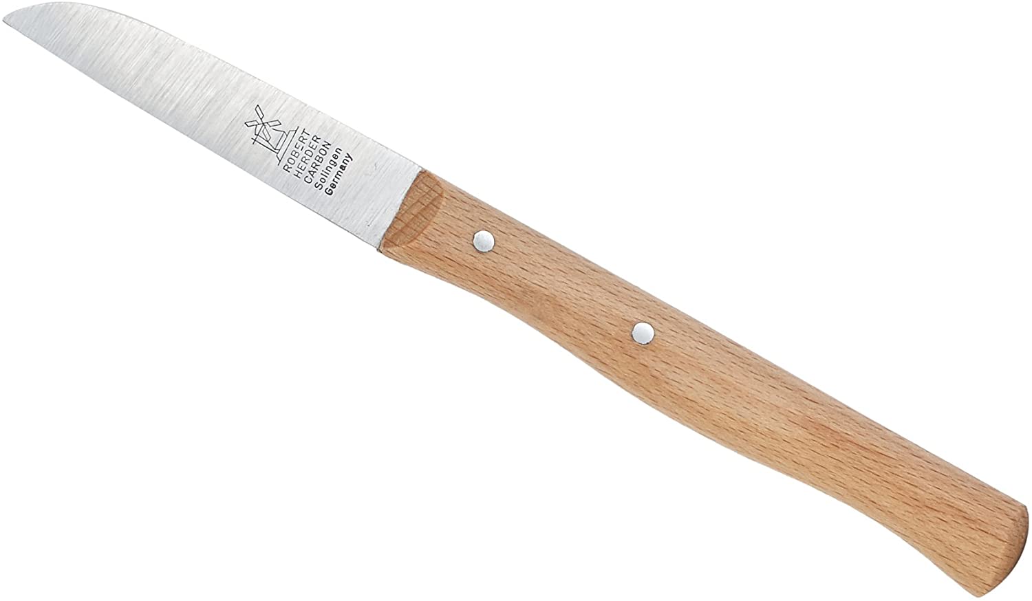 Windmühlen Windm?hlen 1385250010002 Gem?semesser 64 mm (2 1/2) Buche Griff B-Holz, gerade Klinge