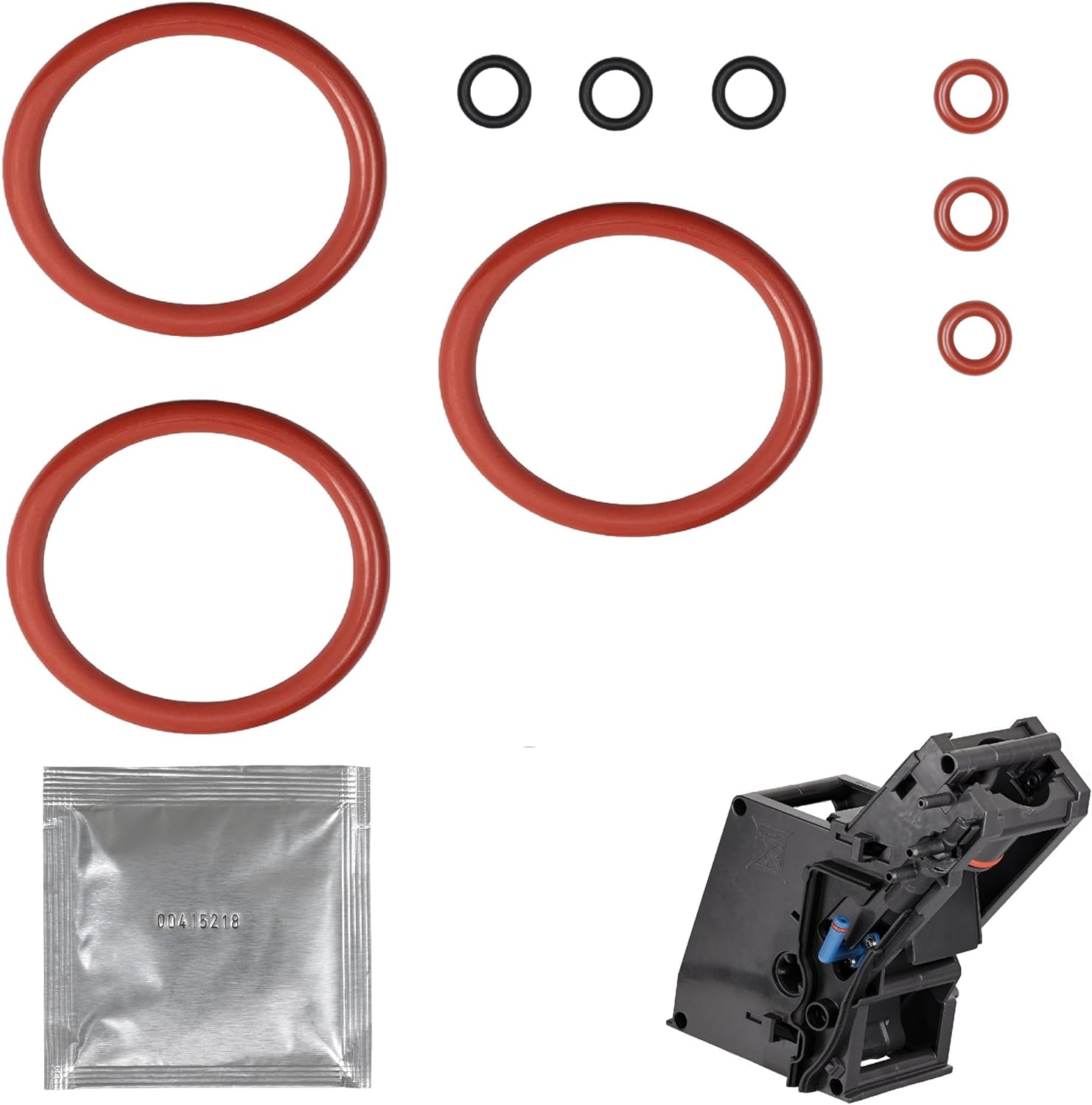 Snapworld-Kaffee Maintenance Kit Seal O-Ring for Brewing Group Outlet Nozzle Compatible with Siemens EQ.5 EQ.6 EQ.7 EQ.8 Bosch Vero TCA TES CTL TCC Neff & Gaggenau | Includes 3g Bags of Food Grease Snapworld Coffee