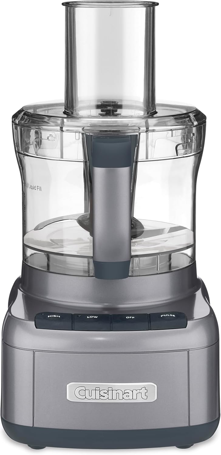 Cuisinart FP-8GM Elemental 8 Cup Food Processor, Gunmetal