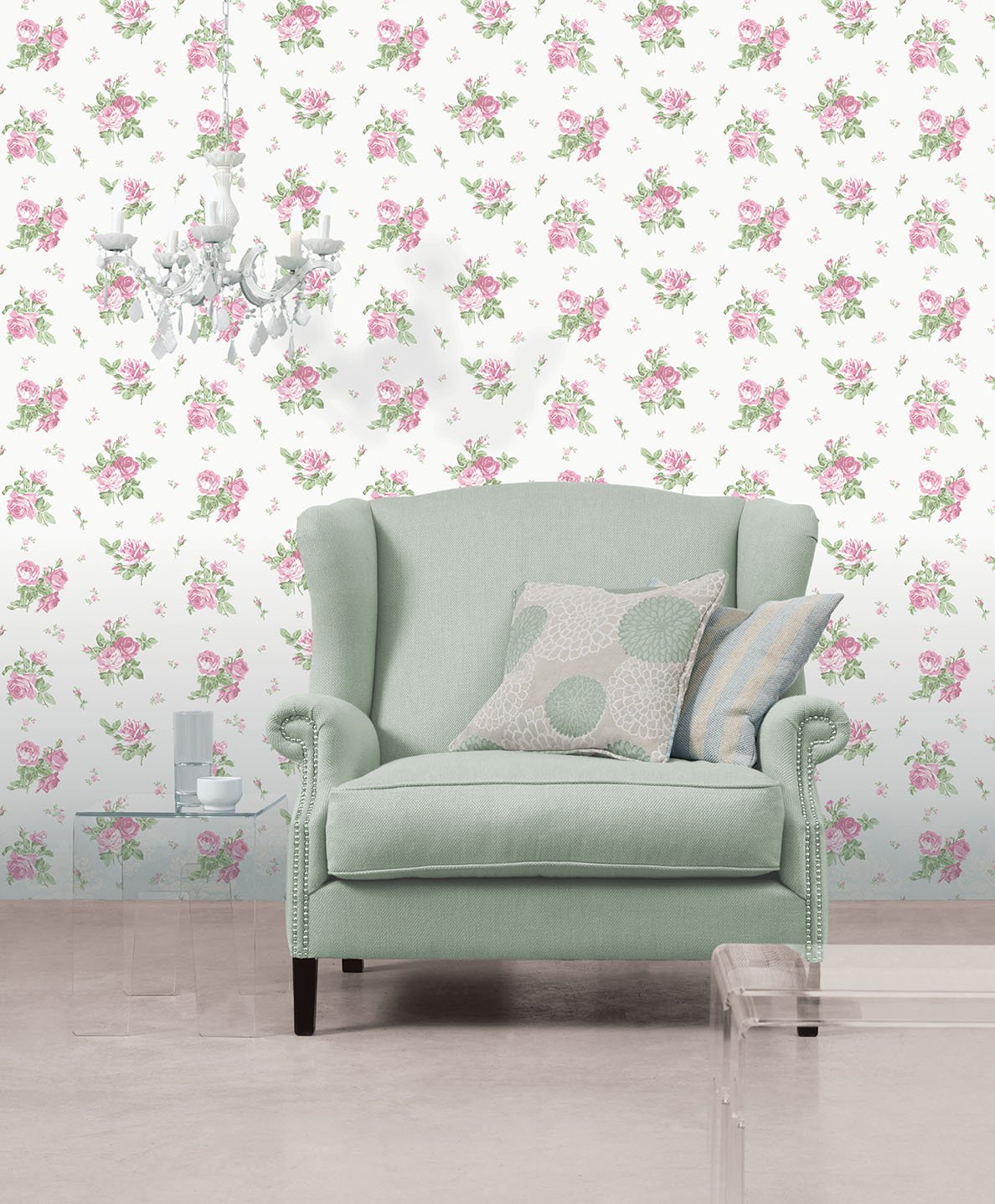 galerie-24 Gallery G34346 English Florals Wallpaper Sample _ Parent