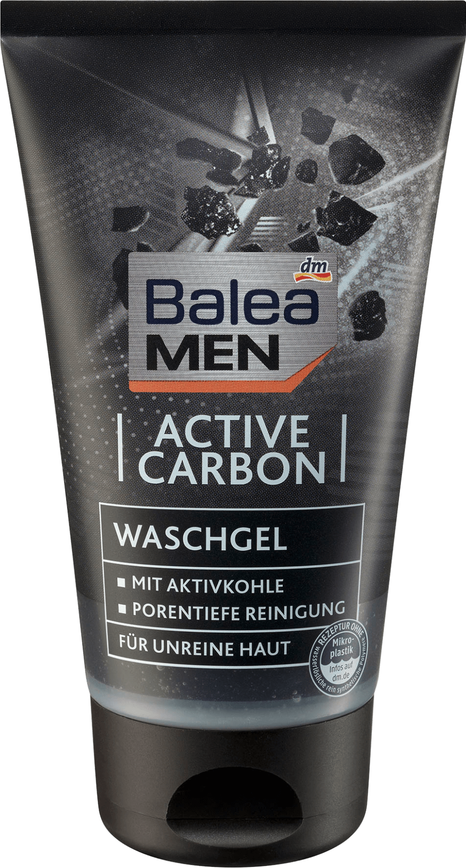Balea MEN Active Carbon Wash Gel, 150 Ml