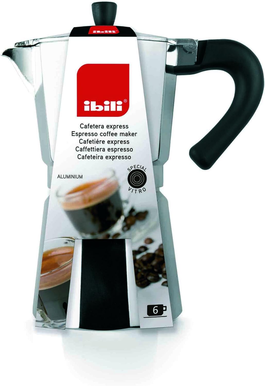 IBILI - Bahia Express Coffee Maker 14 Cups 700ml Aluminum
