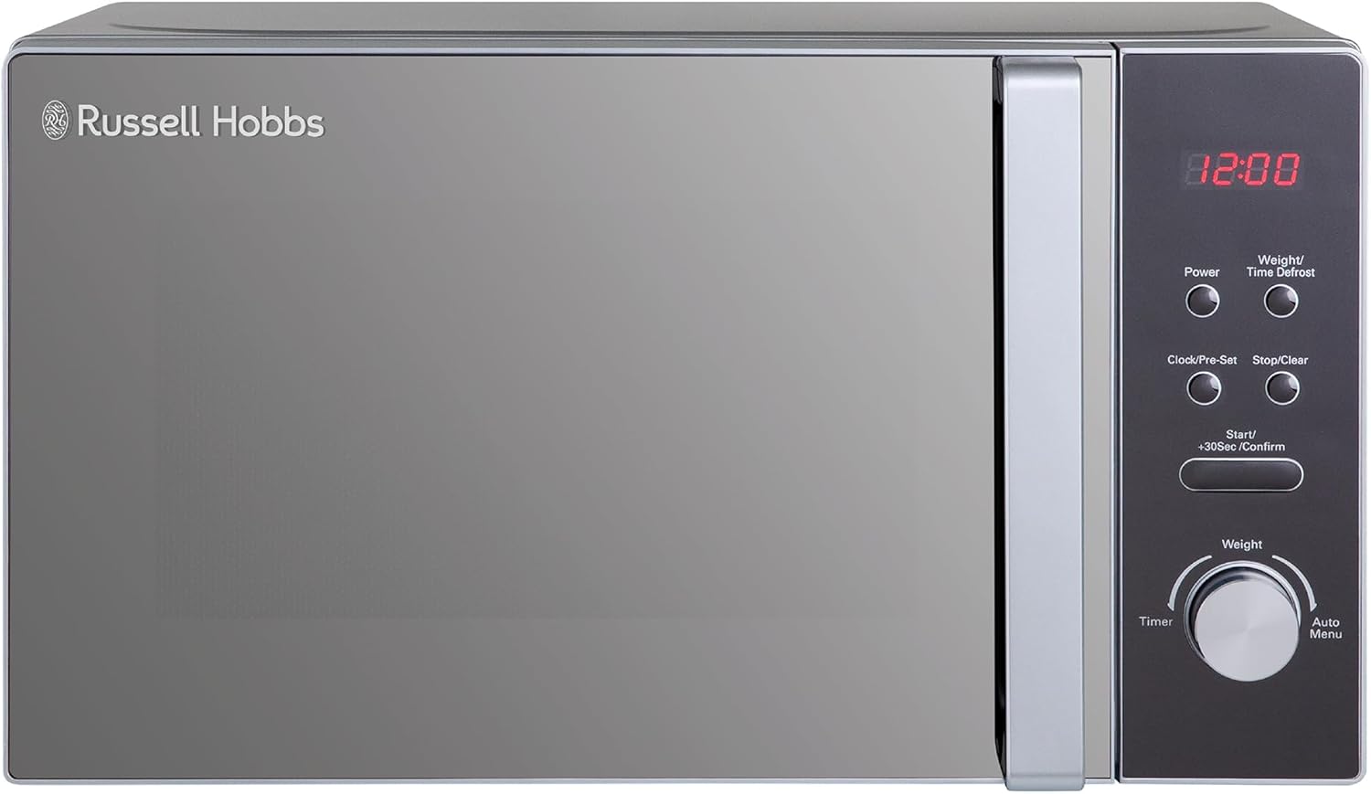 Russell Hobbs RHM2076S Freestanding Compact Microwave 800W 20L Silver