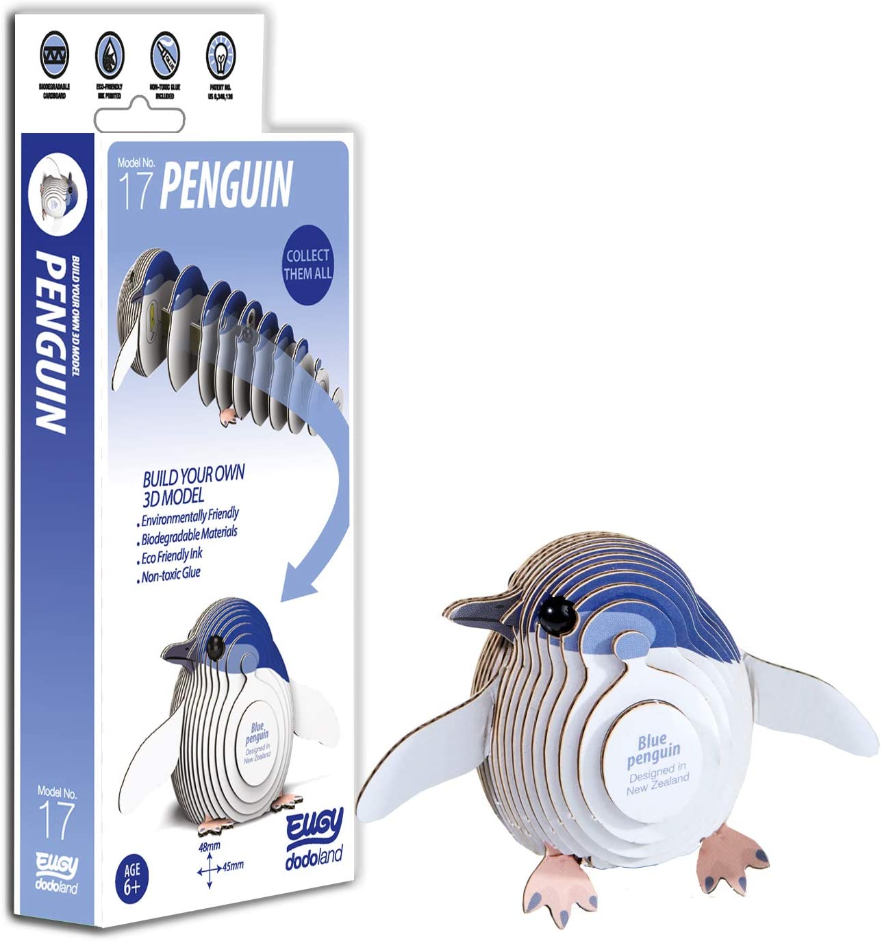 Brainstorm Toys D5005 Eugy Penguin 3D Craft Kit, None