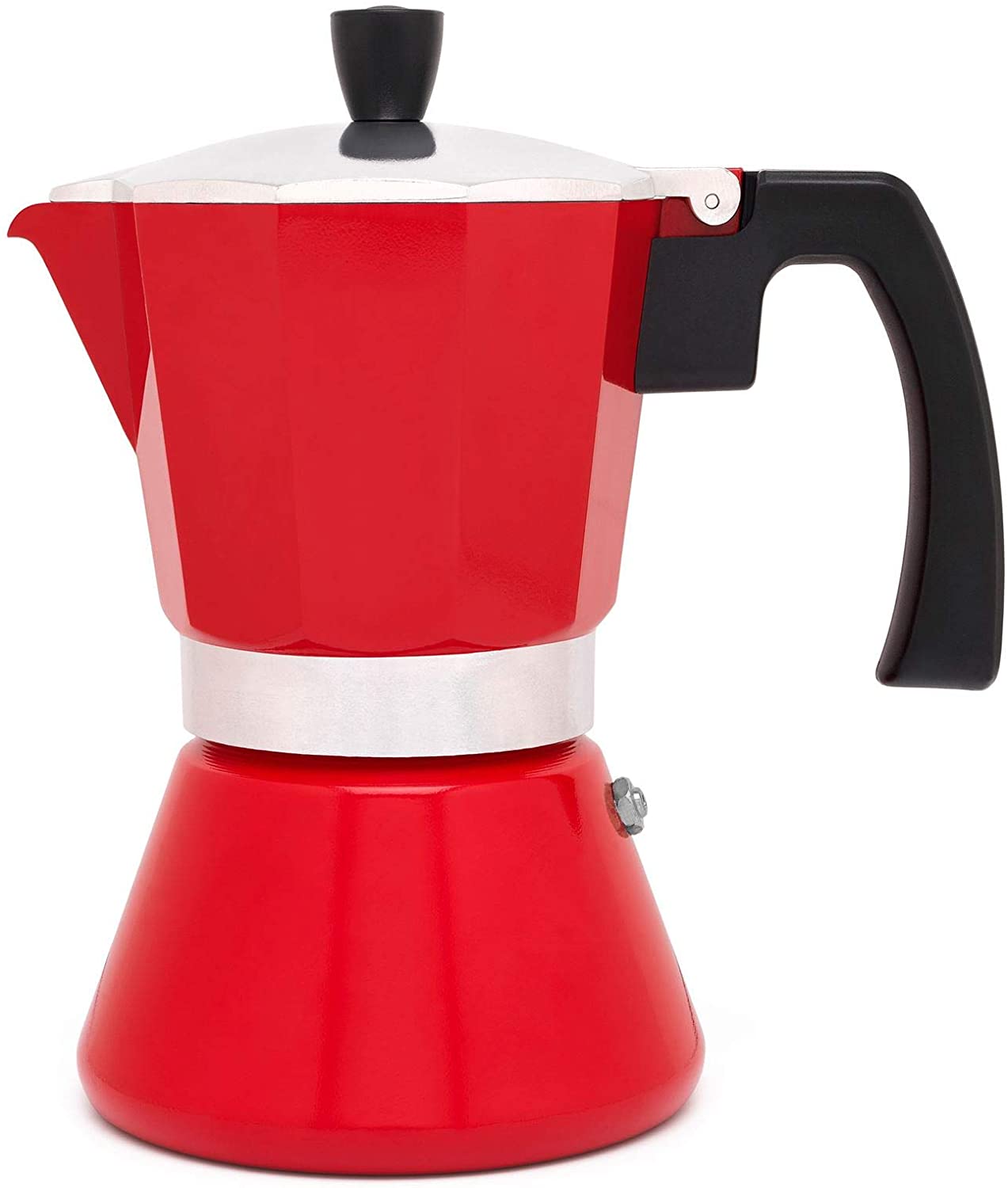 Leopold Cafetera Espresso 6 Tazas TIVOLI-ROJA (Induccion)