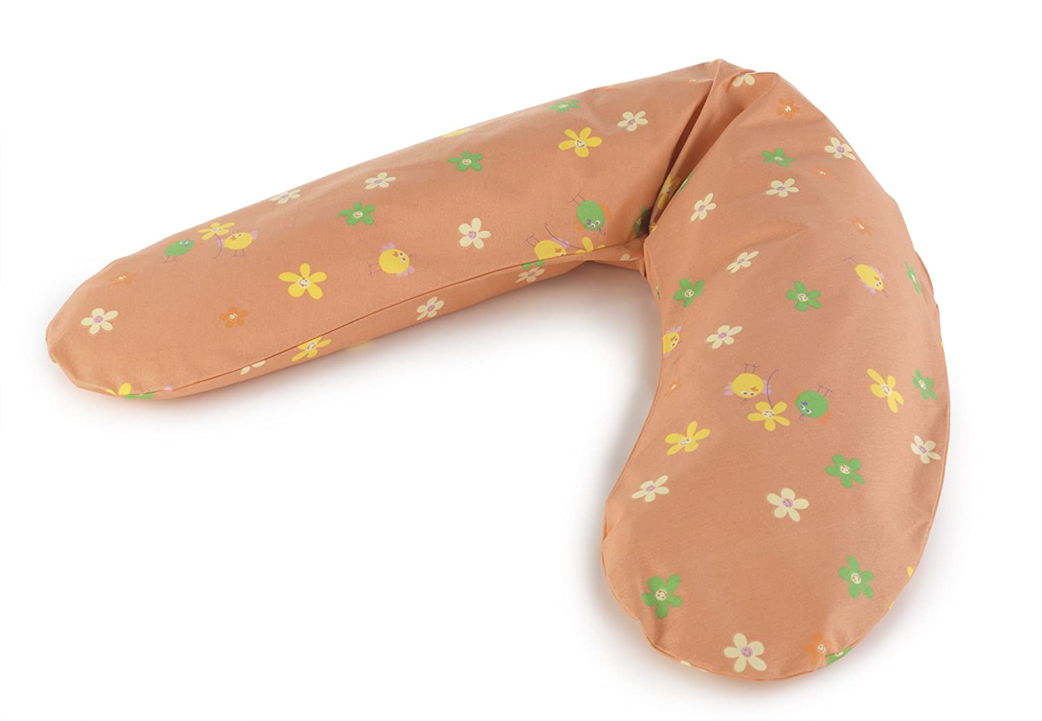 Theraline Dodo Pregnancy And Breastfeeding Pillow Filled With Micro Beads, Includes Outer Cover, 170 x 34 Cm