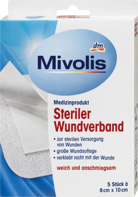 Mivolis Sterile wound association, 5 hours