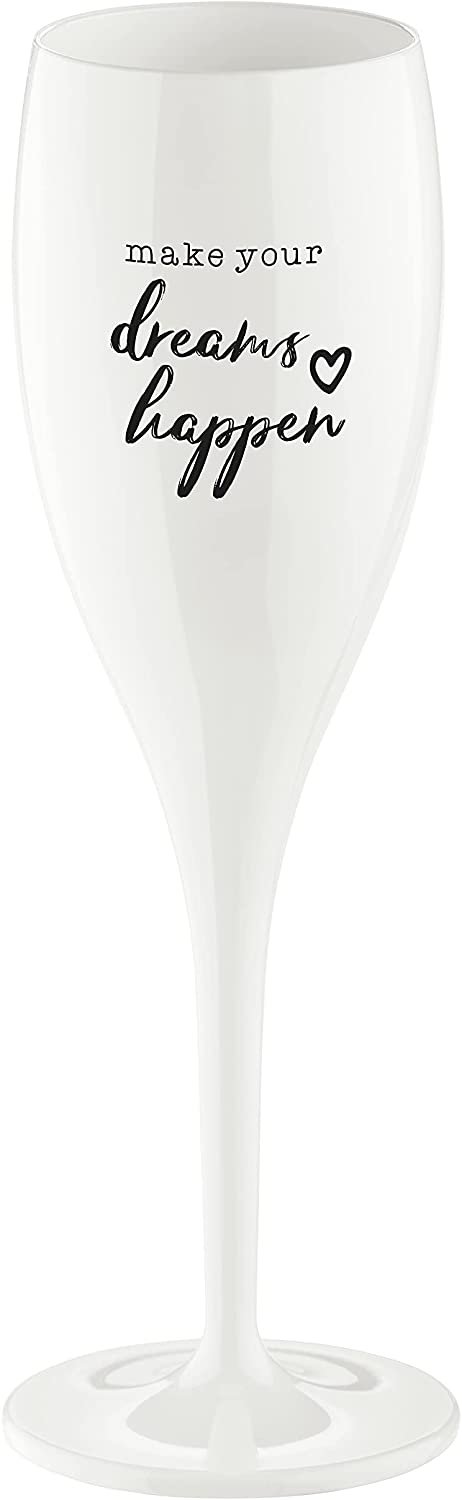 Koziol Cheers No. 1 Dreams Happen Super Glass 100 ml with Print