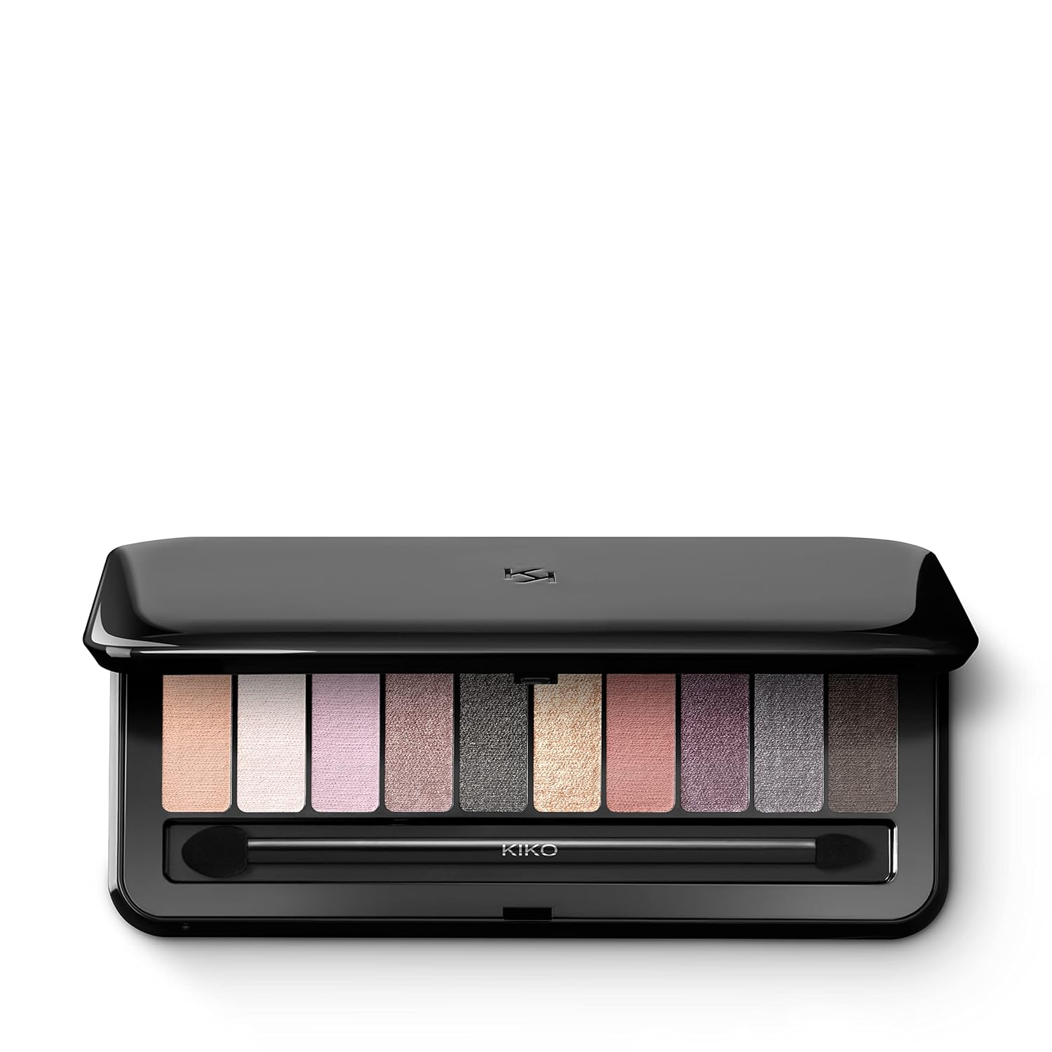 KIKO Milano Soft Nude Eyeshadow Palette 01, Palette with 10 Eyeshadows with Various Finishes: Shimmering, Matt and Metallic