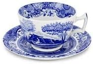 Portmeirion Spode Italian Breakfast Cup and Saucer, Blue