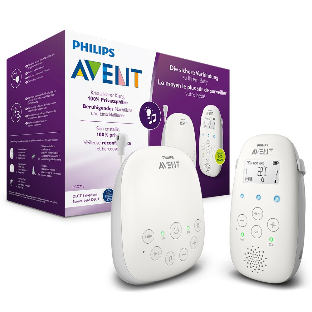 Philips Avent Audio Baby Monitor White