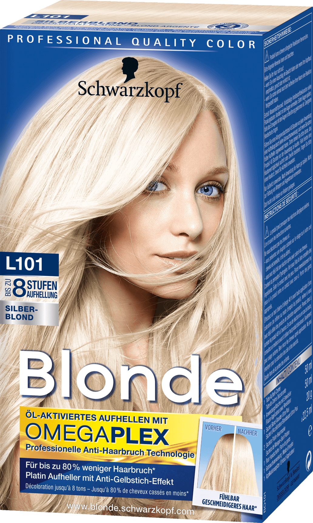 Schwarzkopf Lightener Silver Blonde L101, 1 St