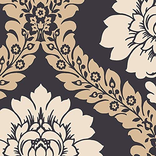 galerie-24 Sh34520 – Shades Damask Beige Black Cream Gallery Wallpaper