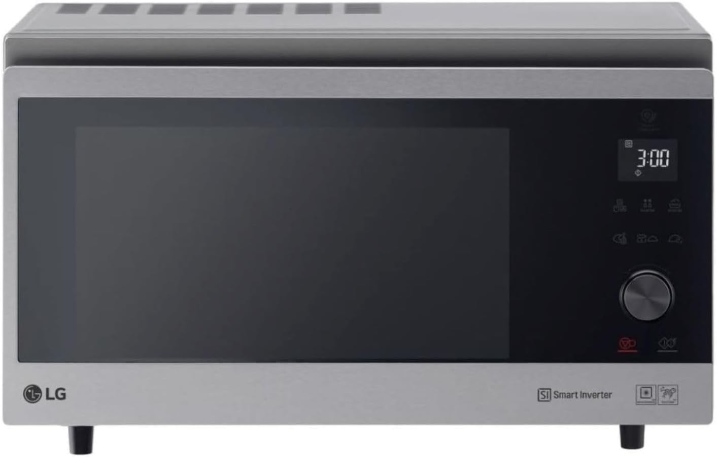 LG Electronics MJ 3965 ACS Microwave / 54.4 cm / Cooking Programs with Automatic Weight / Black with Stainless Steel Accents